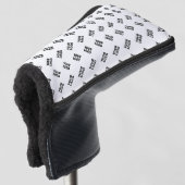 Uw Logo | eenvoudig afwisselend herhalingspatroon Golfheadcover (3/4 voorkant)