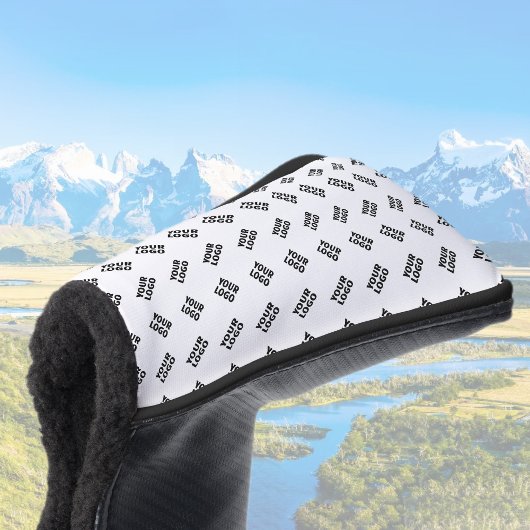 Uw Logo | eenvoudig afwisselend herhalingspatroon Golfheadcover