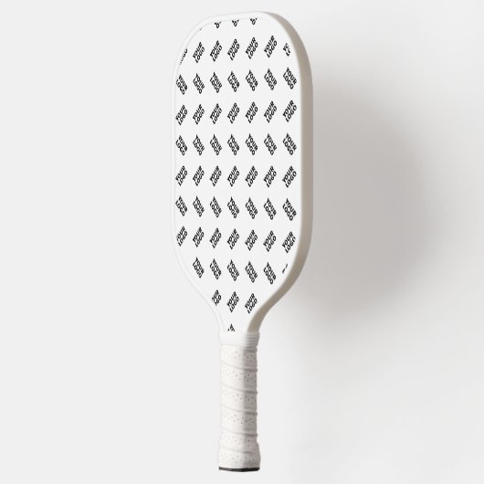 Uw Logo | eenvoudig afwisselend herhalingspatroon Pickleball Paddle (Links)