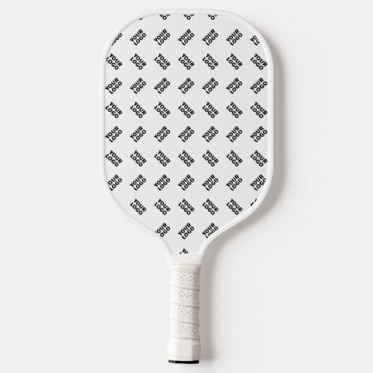 Uw Logo | eenvoudig afwisselend herhalingspatroon Pickleball Paddle (Achterkant)