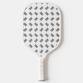 Uw Logo | eenvoudig afwisselend herhalingspatroon Pickleball Paddle (Voorkant)