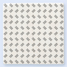 Uw Logo | eenvoudig afwisselend herhalingspatroon Stenen Onderzetter