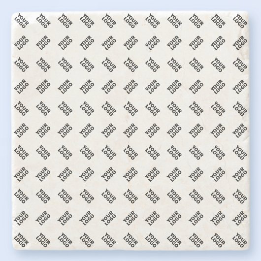 Uw Logo | eenvoudig afwisselend herhalingspatroon Stenen Onderzetter