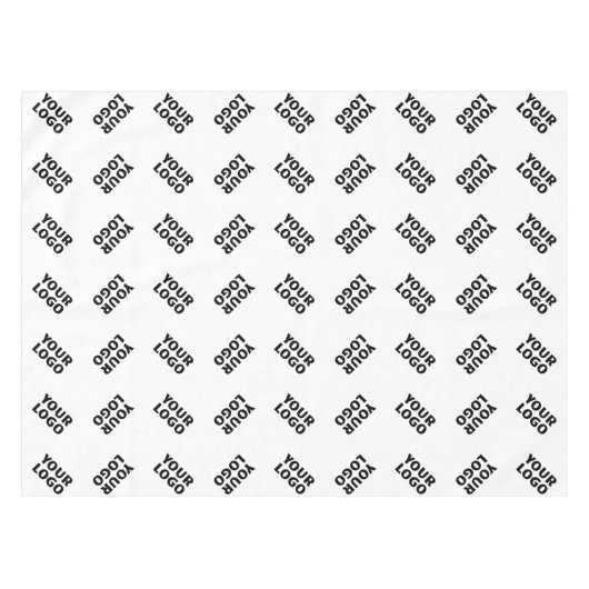 Uw Logo | eenvoudig afwisselend herhalingspatroon Tafelkleed (Voorkant (Horizontaal))