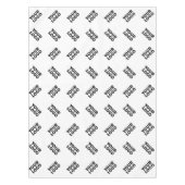 Uw Logo | eenvoudig afwisselend herhalingspatroon Tafelkleed (Voorkant)