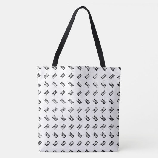 Uw Logo | eenvoudig afwisselend herhalingspatroon Tote Bag (Voorkant)