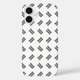 Uw Logo | Eenvoudig Alternerend Herhalend Patroon iPhone 16 Hoesje