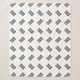 Uw Logo | Eenvoudig Alternerend Herhalend Patroon Sherpa Deken