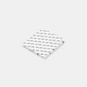 Uw logo eenvoudig herhalend diagonaal patroon post-it® notes (Schuin)