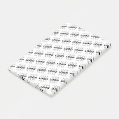 Uw logo eenvoudig herhalend diagonaal patroon post-it® notes (Schuin)