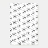 Uw logo eenvoudig herhalend diagonaal patroon post-it® notes (Voorkant)