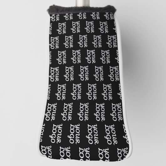 Uw Logo | Eenvoudig herhalend Logo-patroon Golfheadcover (Draai 90)
