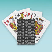Uw Logo | Eenvoudig herhalend Logo-patroon Pokerkaarten