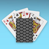 Uw Logo | Eenvoudig herhalend Logo-patroon Pokerkaarten