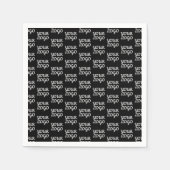 Uw Logo | Eenvoudig herhalend Logo-patroon Servet (Voorkant)