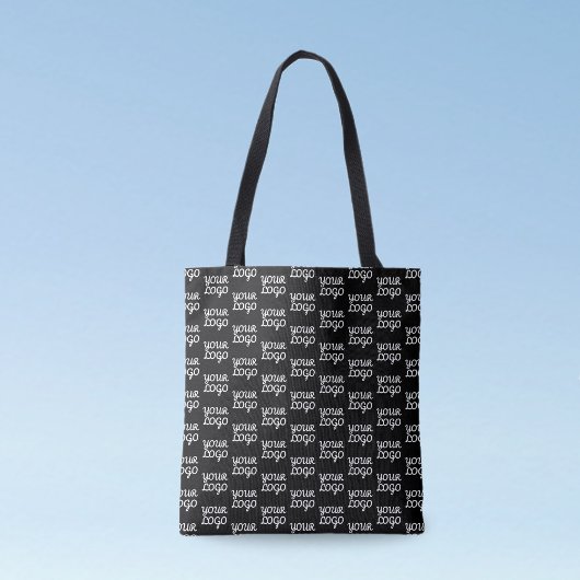 Uw Logo | Eenvoudig herhalend Logo-patroon Tote Bag