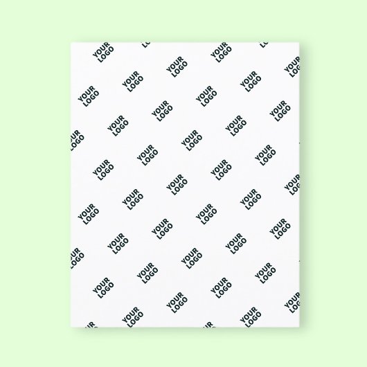 Uw Logo Eenvoudig Herhalend Logo | Wit
