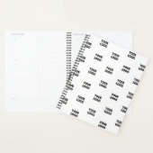 Uw Logo Eenvoudig Herhalend Logo | Wit Planner (Display)