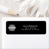 Uw Logo | Eenvoudig Modern Retouradres Etiket (Insitu)