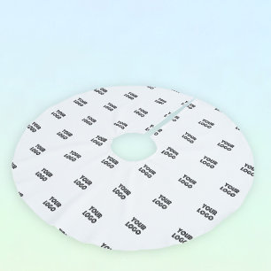 Uw Logo Eenvoudige Herhalende Logo Vervanging Kerstboom Rok