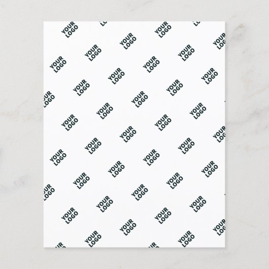 Uw Logo eenvoudige herhalende Logo | wit (Voorkant)