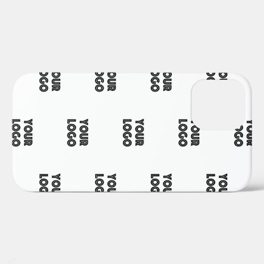 Uw Logo eenvoudige herhalende Logo | wit Case-Mate iPhone Case (Achterkant (horizontaal))