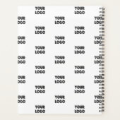 Uw Logo eenvoudige herhalende Logo | wit Planner (Achterkant)