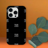 Uw Logo eenvoudige herhalende Logo | Zwart Case-Mate iPhone Case