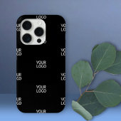 Uw Logo eenvoudige herhalende Logo | Zwart Case-Mate iPhone Case