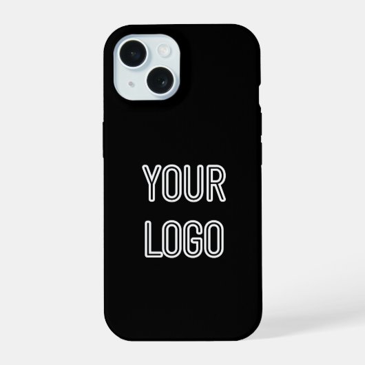 Uw Logo | Eenvoudige Logo-vervanging iPhone 15 Case (Achterkant)