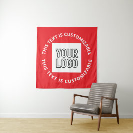 Uw logo/elke geüploade afbeelding & cirkelvormige  wandkleed