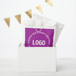 Uw logo en aangepaste tekst | Gefeliciteerd met je Bedankzakje