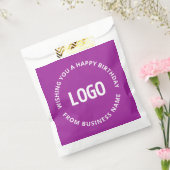 Uw logo en aangepaste tekst | Gefeliciteerd met je Bedankzakje (Gezegeld)