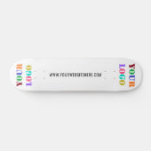 Uw Logo en aangepaste tekst gepersonaliseerd skate Persoonlijk Skateboard (Horizontaal)