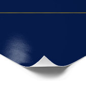 Uw logo en aanpasbare ontwerpsjabloon perfect poster (Hoek)