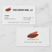 Uw logo en bedrijf moderne, aangepaste professiona visitekaartje (Voorkant / Achterkant)