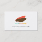 Uw logo en bedrijf moderne, aangepaste professiona visitekaartje (Achterkant)