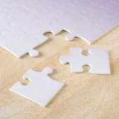 Uw logo en bewerkbare achtergrondkleurgradiënt legpuzzel (Zijkant)