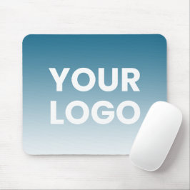Uw logo en bewerkbare achtergrondkleurgradiënt  muismat