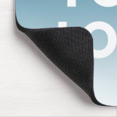 Uw Logo en bewerkbare achtergrondkleurverloop Muismat (Hoek)