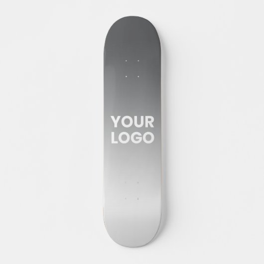 Uw Logo en bewerkbare achtergrondkleurverloop Persoonlijk Skateboard (Voorkant)