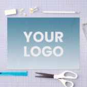 Uw Logo en bewerkbare achtergrondkleurverloop Tissuepapier (Craft)