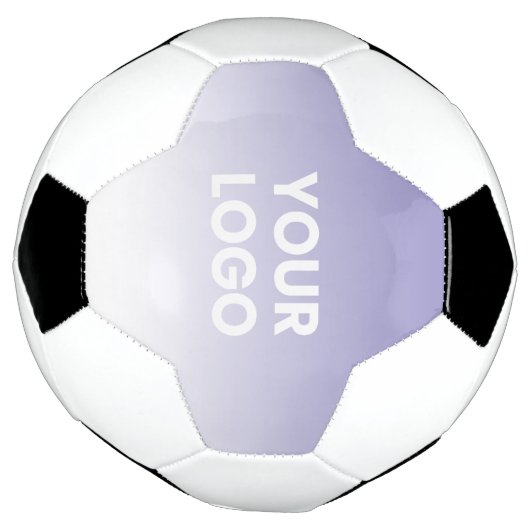 Uw Logo en bewerkbare achtergrondkleurverloop Voetbal (Gedraaid)
