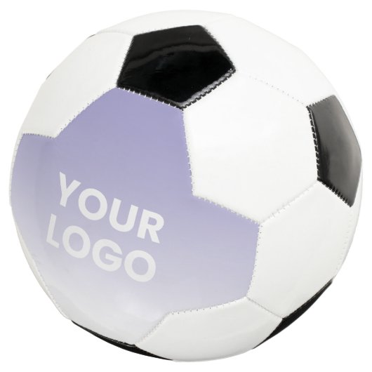 Uw Logo en bewerkbare achtergrondkleurverloop Voetbal (Drie kwart)