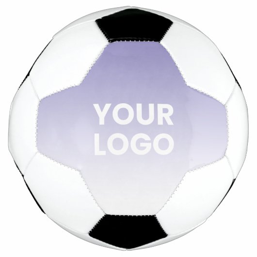 Uw Logo en bewerkbare achtergrondkleurverloop Voetbal (Voorkant)