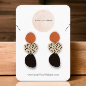 Uw Logo en Ketting Combo Display Kaart Visitekaartje