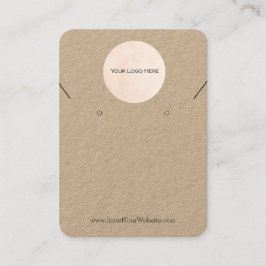 Uw Logo en Ketting Combo Display Kaart Visitekaartje