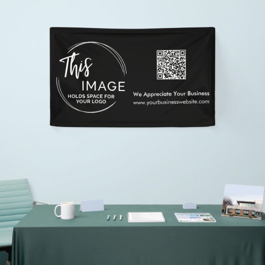 Uw Logo- en kwaliteitscontrolecode Business Probab Spandoek (Beurs)