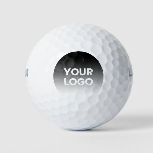 Uw logo en moderne bewerkbare kleurgradiënt golfballen (Voorkant)