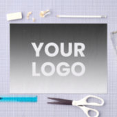 Uw logo en moderne bewerkbare kleurverloop tissuepapier (Craft)